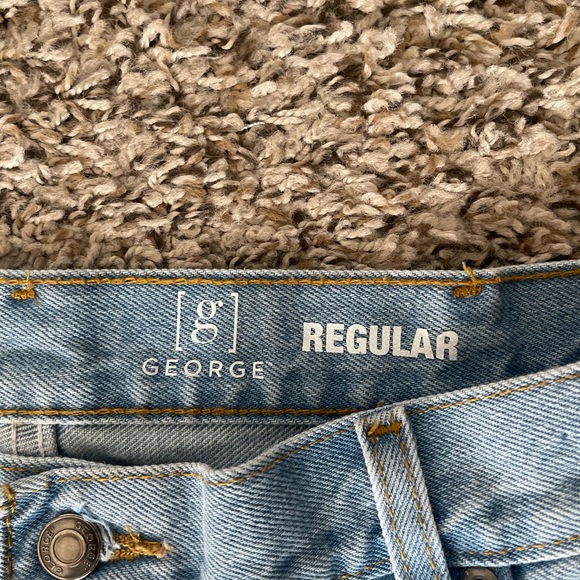 George Men's Light Blue Straight Jeans - Picture 5 of 9